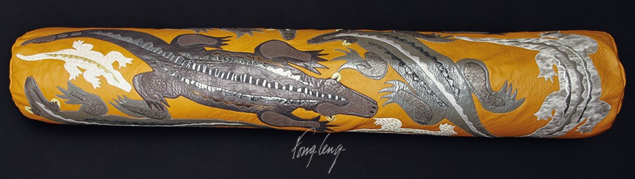 Crocodile Bolster by Fong Leng