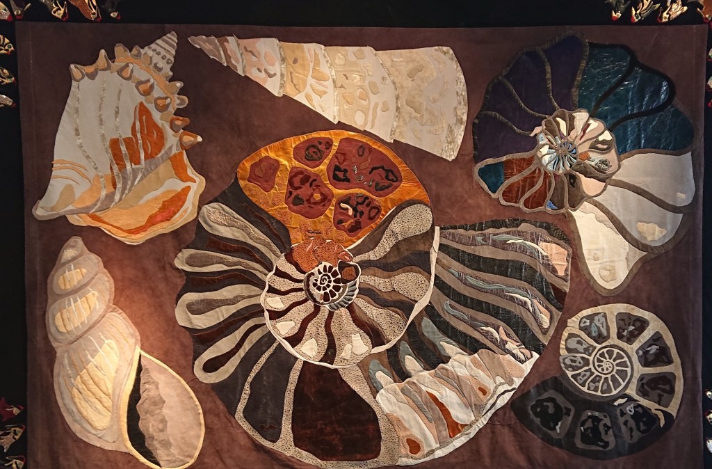 Fossils in the deep purple sea by Fong Leng