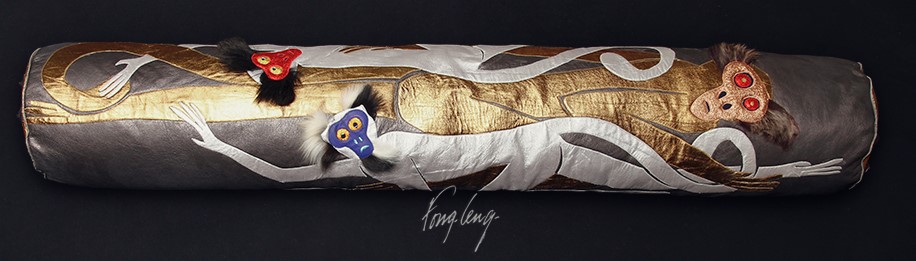 Monkey Bolster by Fong Leng